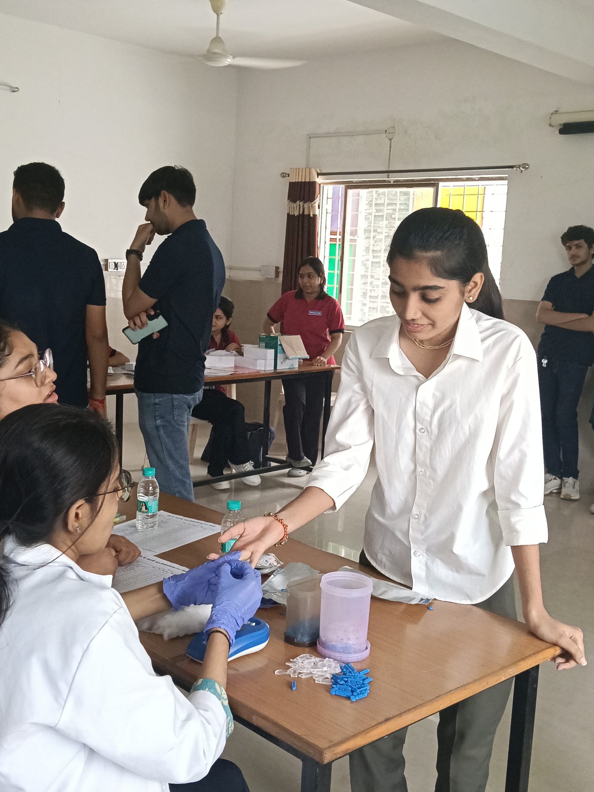 Rotaract Club - Haemoglobin test